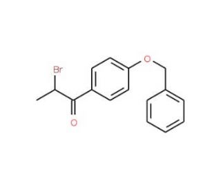 4&prime;-Benzyloxy-2-bromopropiophenone (CAS 35081-45-9) - chemical structure image