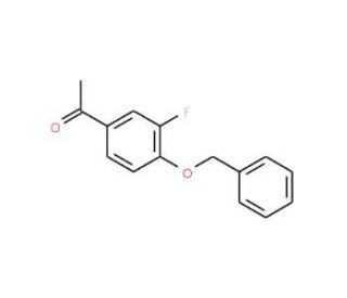 4&prime;-Benzyloxy-3&prime;-fluoroacetophenone (CAS 81227-99-8) - chemical structure image