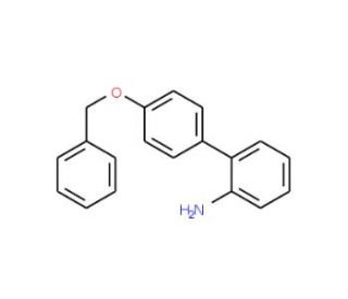 4&prime;-Benzyloxy[1,1-biphenyl]-2-amine (CAS 400746-75-0) - chemical structure image