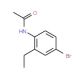 4′-Bromo-2′-ethylacetanilide (CAS 51688-73-4) - chemical structure image
