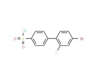 4&prime;-Bromo-2&prime;-fluoro-biphenyl-4-sulfonyl chloride - chemical structure image