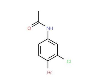4&prime;-Bromo-3&prime;-chloroacetanilide (CAS 22459-81-0) - chemical structure image