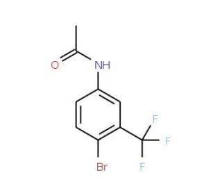 4&prime;-Bromo-3&prime;-(trifluoromethyl)acetanilide (CAS 41513-05-7) - chemical structure image