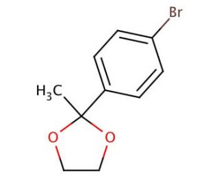 4&prime;-Bromoacetophenone Ethylene Acetal - chemical structure image