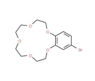 4&prime;-Bromobenzo-15-crown 5-Ether (CAS 60835-72-5) - chemical structure image