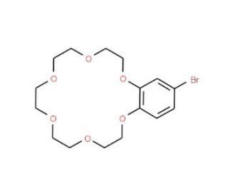 4&prime;-Bromobenzo-18-crown 6-Ether (CAS 75460-28-5) - chemical structure image