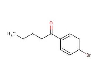 4&prime;-Bromovalerophenone (CAS 7295-44-5) - chemical structure image