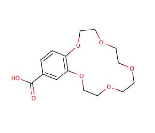 4&prime;-Carboxybenzo-15-crown-5 (CAS 56683-55-7) - chemical structure image