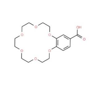 4′-Carboxybenzo-18-crown 6-Ether (CAS 60835-75-8) - chemical structure image
