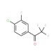 4′-Chloro-2,2,2,3′-tetrafluoroacetophenone (CAS 845823-15-6) - chemical structure image