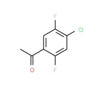 4&prime;-Chloro-2&prime;,5&prime;-difluoroacetophenone (CAS 655-12-9) - chemical structure image