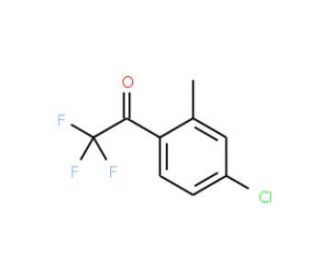 4&prime;-Chloro-2&prime;-methyl-2,2,2-trifluoroacetophenone (CAS 845823-13-4) - chemical structure image