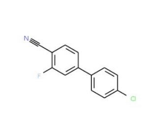 4&prime;-Chloro-3-fluoro[1,1&prime;-biphenyl]-4-carbonitrile - chemical structure image