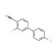 4′-Chloro-3-fluoro[1,1′-biphenyl]-4-carbonitrile - chemical structure image