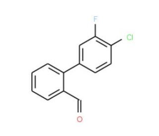 4&prime;-Chloro-3&prime;-fluoro[1,1&prime;-biphenyl]-2-carbaldehyde - chemical structure image