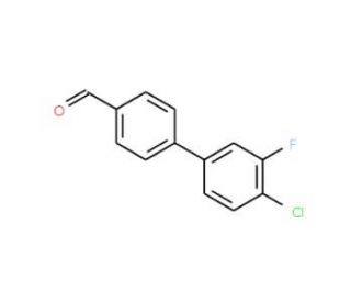 4&prime;-Chloro-3&prime;-fluoro[1,1&prime;-biphenyl]-4-carbaldehyde - chemical structure image