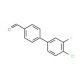4′-Chloro-3′-fluoro[1,1′-biphenyl]-4-carbaldehyde - chemical structure image