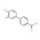 4′-Chloro-3′-fluoro[1,1′-biphenyl]-4-carboxylic acid - chemical structure image
