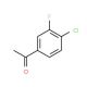 4′-Chloro-3′-fluoroacetophenone (CAS 151945-84-5) - chemical structure image