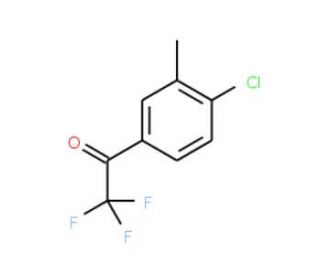 4&prime;-Chloro-3&prime;-methyl-2,2,2-trifluoroacetophenone (CAS 286017-71-8) - chemical structure image