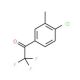 4′-Chloro-3′-methyl-2,2,2-trifluoroacetophenone (CAS 286017-71-8) - chemical structure image