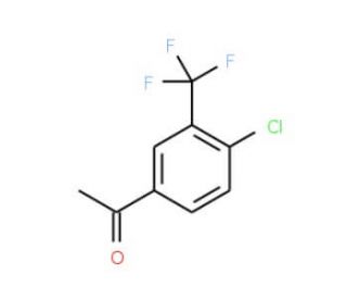 4&prime;-Chloro-3&prime;-(trifluoromethyl)acetophenone (CAS 129825-11-2) - chemical structure image