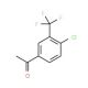 4′-Chloro-3′-(trifluoromethyl)acetophenone (CAS 129825-11-2) - chemical structure image