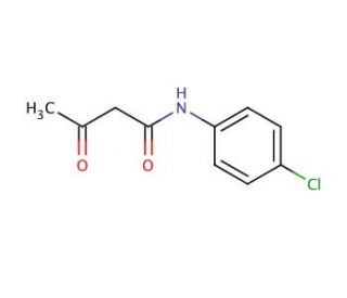 4&prime;-Chloroacetoacetanilide (CAS 101-92-8) - chemical structure image