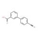 4′-Cyano-biphenyl-3-carboxylic acid (CAS 149506-93-4) - chemical structure image