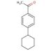 4′-Cyclohexylacetophenone (CAS 18594-05-3) - chemical structure image
