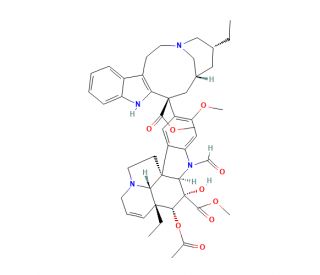 4&prime;-Deoxy vincristine (CAS 68135-16-0) - chemical structure image