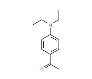 4&prime;-Diethylaminoacetophenone (CAS 5520-66-1) - chemical structure image