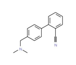 4&prime;-[(dimethylamino)methyl]-1,1&prime;-biphenyl-2-carbonitrile - chemical structure image