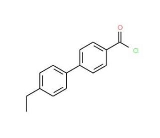 4&prime;-Ethyl-biphenyl-4-carbonyl chloride - chemical structure image