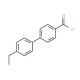 4′-Ethyl-biphenyl-4-carbonyl chloride - chemical structure image