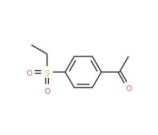4&prime;-(Ethylsulphonyl)acetophenone (CAS 99186-50-2) - chemical structure image