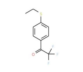 4&prime;-Ethylthio-2,2,2-trifluoroacetophenone (CAS 845823-09-8) - chemical structure image