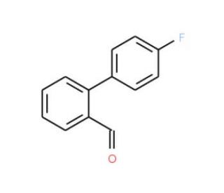 4&prime;-Fluoro-[1,1&prime;-biphenyl]-2-carboxaldehyde (CAS 192863-46-0) - chemical structure image