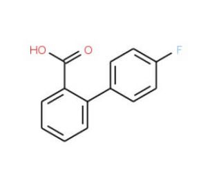 4&prime;-Fluoro-[1,1&prime;-biphenyl]-2-carboxylic acid (CAS 1841-57-2) - chemical structure image