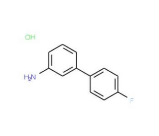 4&prime;-Fluoro-[1,1&prime;-biphenyl]-3-amine hydrochloride (CAS 10540-45-1) - chemical structure image