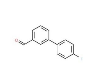 4&prime;-Fluoro-[1,1&prime;-biphenyl]-3-carboxaldehyde (CAS 164334-74-1) - chemical structure image