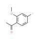 4′-Fluoro-2′-methoxyacetophenone (CAS 51788-80-8) - chemical structure image
