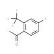 4′-Fluoro-2′-(trifluoromethyl)acetophenone (CAS 208173-21-1) - chemical structure image