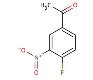4&prime;-Fluoro-3&prime;-nitroacetophenone (CAS 400-93-1) - chemical structure image