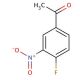 4′-Fluoro-3′-nitroacetophenone (CAS 400-93-1) - chemical structure image