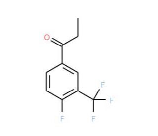 4&prime;-Fluoro-3&prime;-(trifluoromethyl)propiophenone (CAS 239107-27-8) - chemical structure image