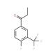 4′-Fluoro-3′-(trifluoromethyl)propiophenone (CAS 239107-27-8) - chemical structure image