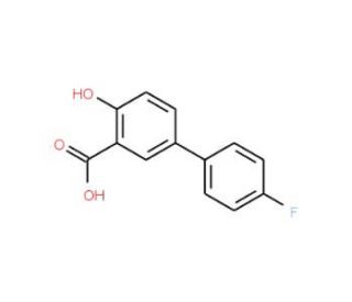 4&prime;-Fluoro-4-hydroxy-[1,1&prime;-biphenyl]-3-carboxylic acid (CAS 22510-33-4) - chemical structure image