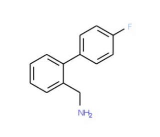 4&prime;-Fluorobiphenyl-2-methylamine (CAS 884504-18-1) - chemical structure image