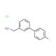 4′-Fluorobiphenyl-3-methylamine hydrochloride - chemical structure image